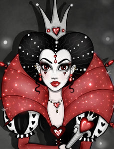“The Queen of Hearts” Signed/Personalized/Matted Print