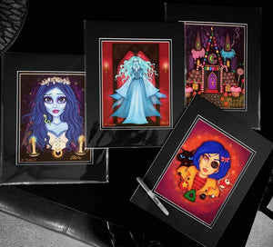 “The Evil Queen” Signed/Personalized Matted Art Print