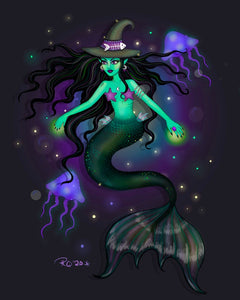“Melusine” Signed/Personalized /Matted Print