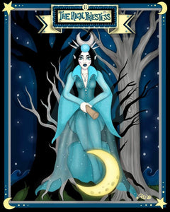 “The High Priestess” Signed/Personalized/Matted Tarot Art Print