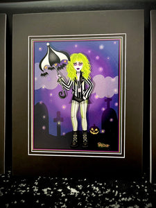 “The Ghostess With the Mostest“ Signed/Personalized/Matted Print