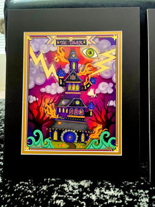 “The Tower” Signed/Personalized/Matted Tarot Art Print